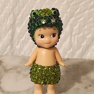 Green Crocodile Sonny Angel Rinestoned